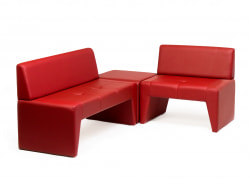 Диван "Кит" 3х-местный угловой со столиком