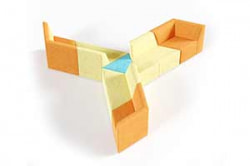Диван "Оригами" 9-местный модульный