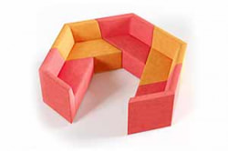Диван "Оригами" 5-местный модульный